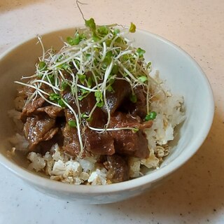 【糖質オフ】牛筋丼